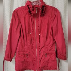 Super cute W&B jacket. Size 2, Red